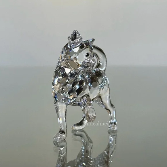 SOLD - Swarovski Crystal The Peaceful Countryside Mother Cat Standing 861914 - Picture 3 of 11